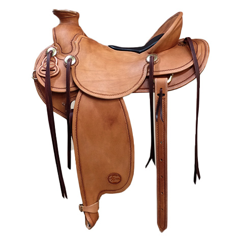 AK-Saddlery Buckaroo Oldtimer met Wade vork westernzadel 100-010